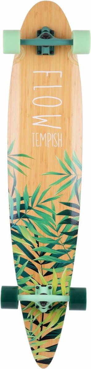 Tempish - flow longboard xl - 46 inch 117 cm - dancing carving longboard - flexibel deck soepele trucks