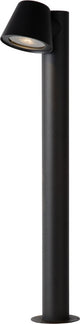 Lucide dingo-led - sokkellamp - led dimbaar - gu10 - 1x5w 3000k - ip44 - antraciet