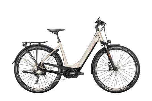 Victoria elektrische trekkingfiets etouring 12.8 mod. 22 ebike vict. e-tour. 12.8 28 45 wave 10sp grey