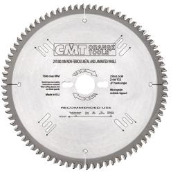 Cmt afkortzaag 260x2.8x30 z=80 tcg -6°neg