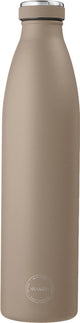 Aya ida aya ida - drinking bottle - thermosfles - drinkfles - waterfles - to go - 1000ml - dusty brown nieuw!