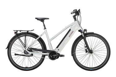 Victoria elektrische trekkingfiets tresalo 15 (#1) ebike vict. tresalo 15 28 48 5sp fh trap. silver