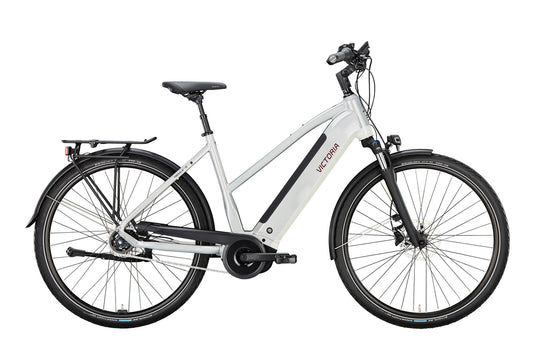 Victoria elektrische trekkingfiets tresalo 15 (#1) ebike vict. tresalo 15 28 53 5sp fh trap. silver