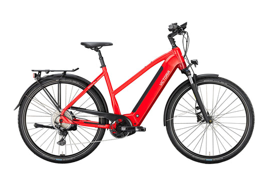 Victoria elektrische trekkingfiets tresalo 14 (#1) ebike vict. tresalo 14 28 53 10sp trap.inf. red