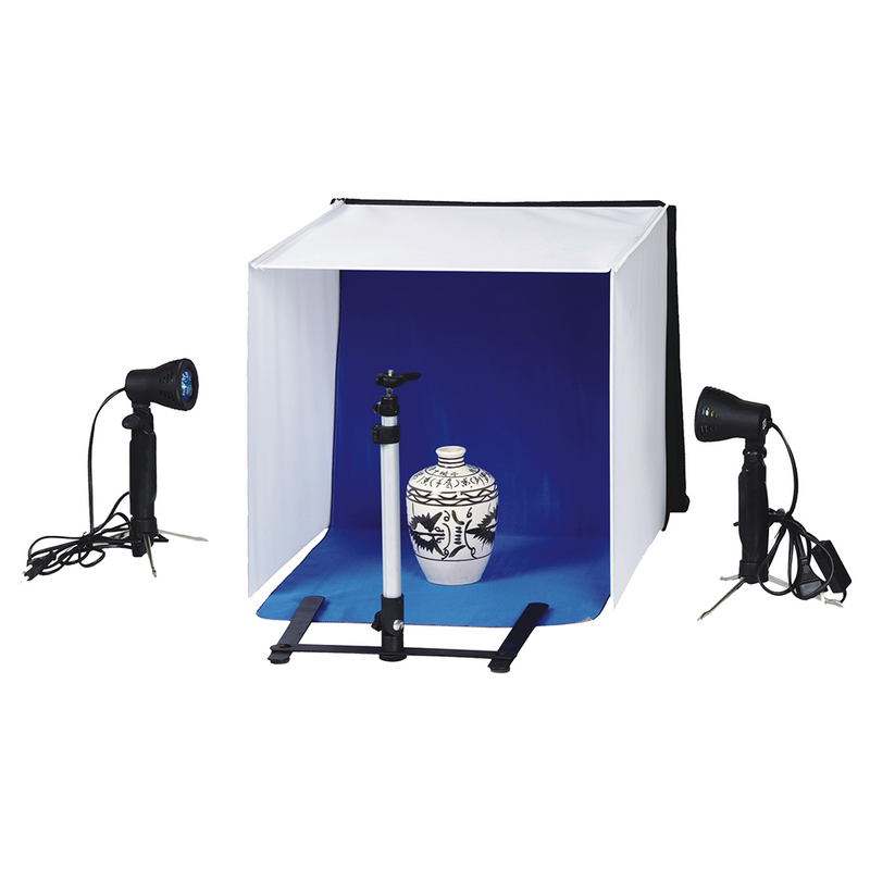 Load image into Gallery viewer, Falcon Eyes Opvouwbare Opnamebox PBK-40AB-2LS 40x40 cm + 2 Lampen
