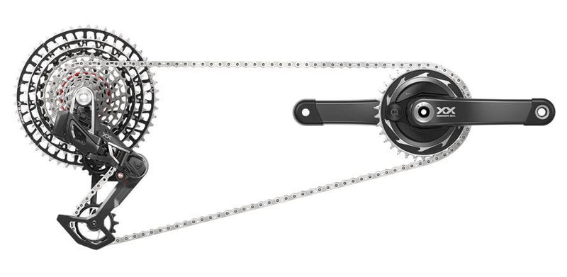 Afbeelding laden in galerijviewer, Sram groepset groepset xxsl eag axs pm 165 t-type gs-xx-sle-d1 vermogensmeter
