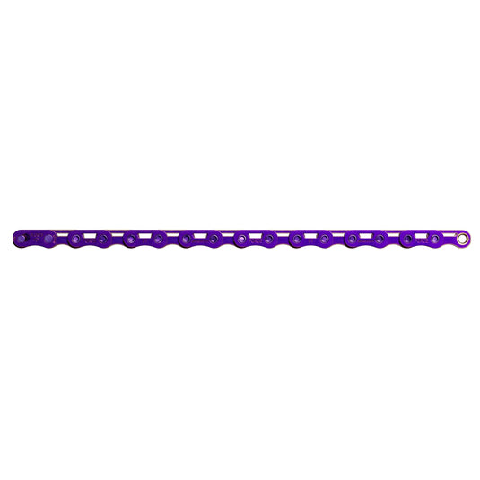 Sram ketting force e1 flattop 12 13speed 114 links with powerlock paars