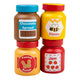Bigjigs houten potten broodbeleg - 4st.