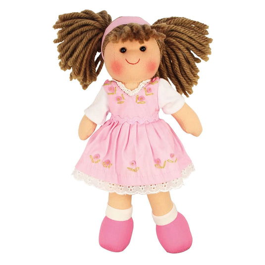 Bigjigs stoffen pop rose - 28cm
