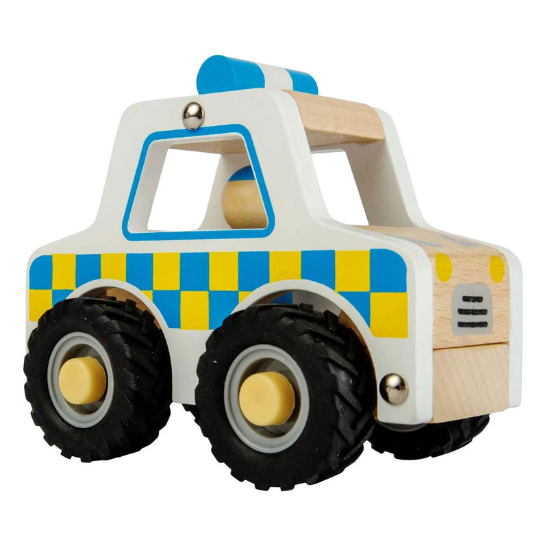 Load image into Gallery viewer, Bigjigs houten politie auto
