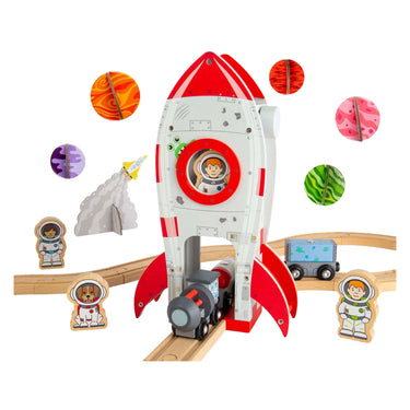 Bigjigs houten rails - raket