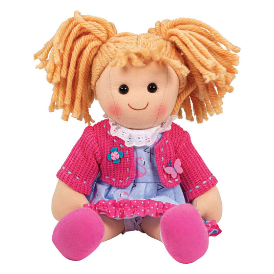 Bigjigs stoffen pop maggie 34 cm