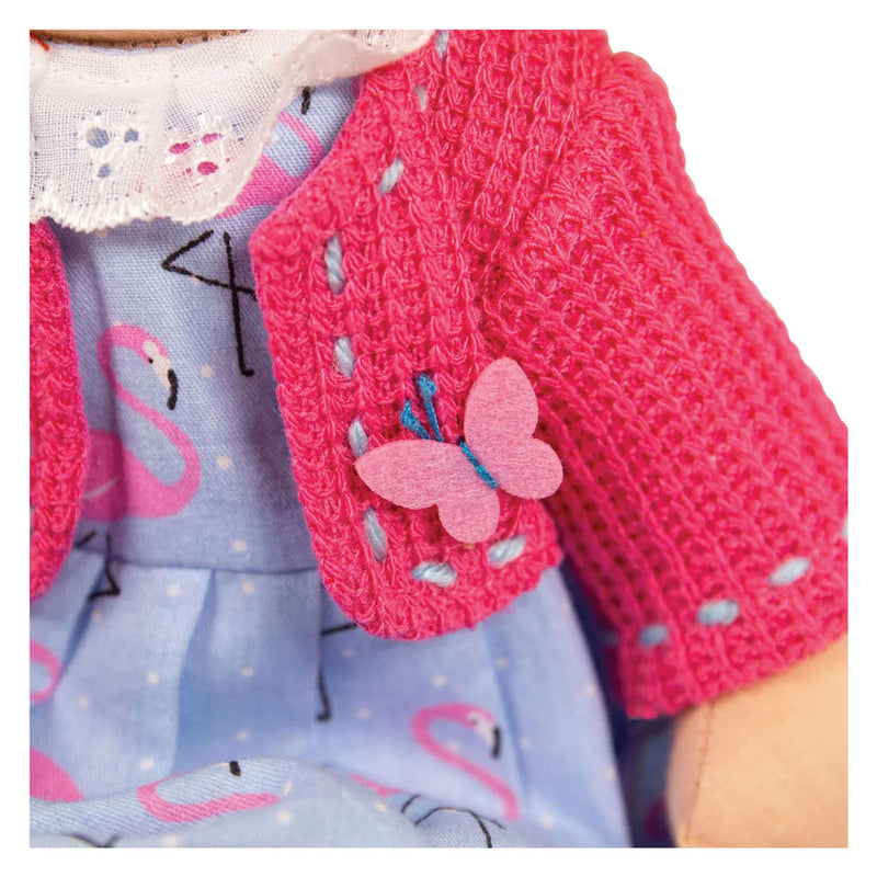 Afbeelding laden in galerijviewer, Bigjigs stoffen pop maggie 34 cm
