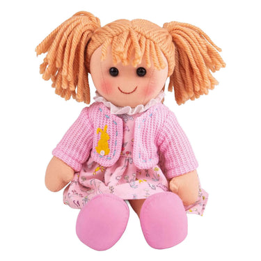 Bigjigs stoffen pop ella - 35cm