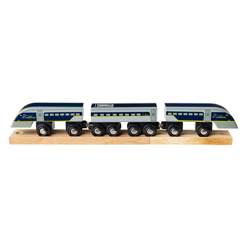 Load image into Gallery viewer, Bigjigs houten trein eurostar e320 - 5dlg.
