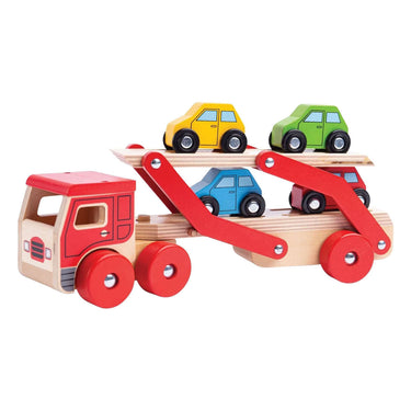 Bigjigs houten auto vrachtwagen
