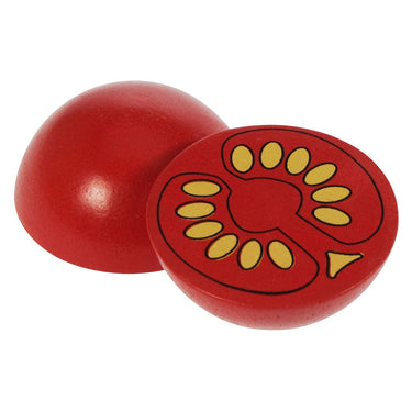Bigjigs houten halve tomaat, per stuk