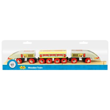 Bigjigs houten hogesnelheidstrein, incl. rails