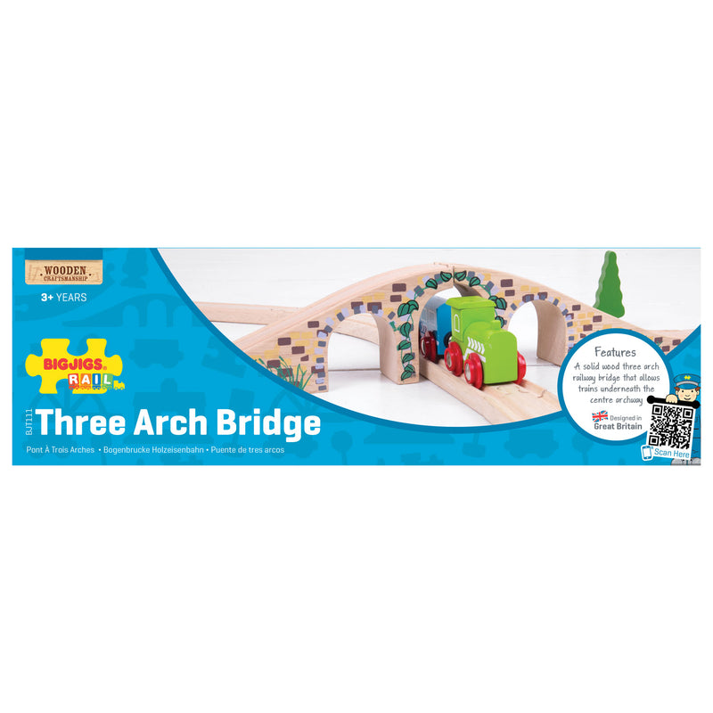 Laden Sie das Bild in Galerie -Viewer, Bigjigs rails - brug - 3 bogen
