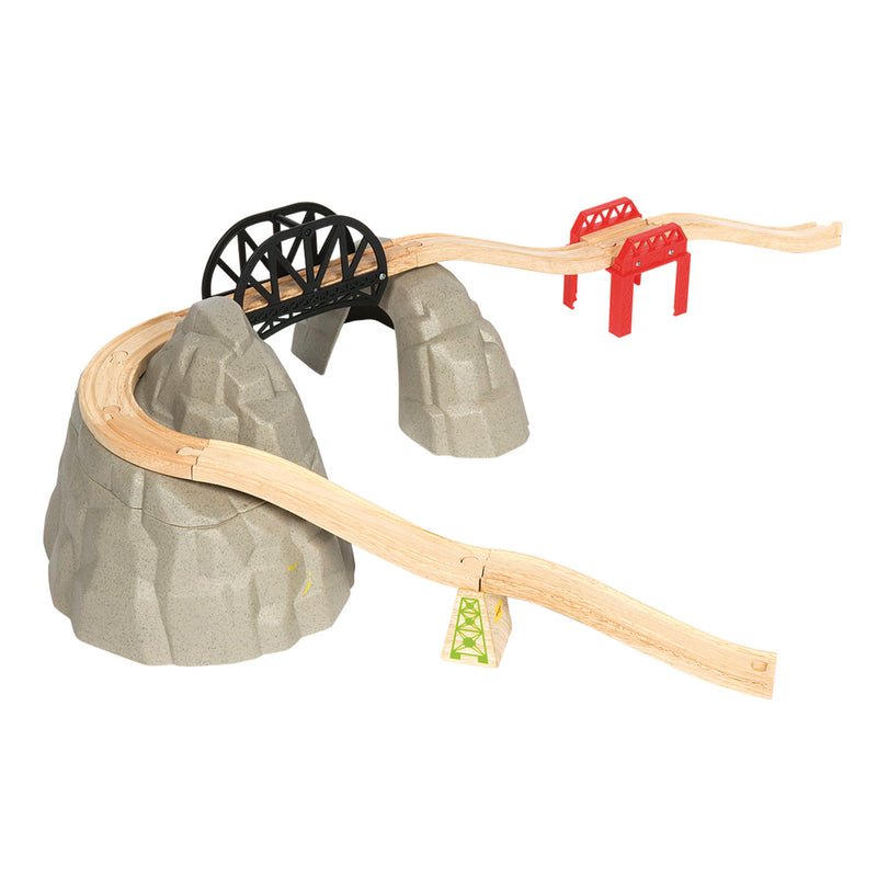ギャラリービューアに画像をロードする, Bigjigs houten rails - berg, rails en kleine berg
