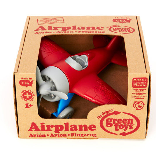 Green toys speelgoed speelgoed vliegtuig rood - green toys