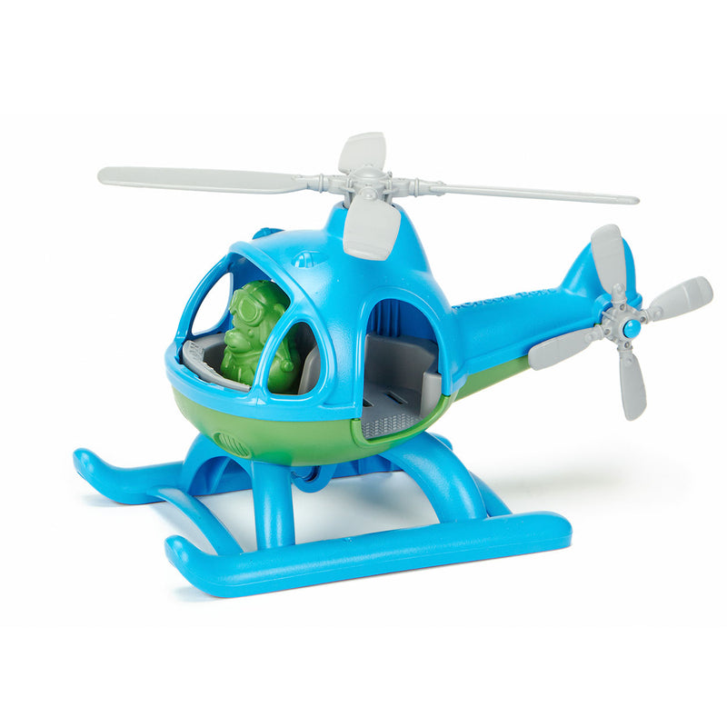 Load image into Gallery viewer, Bigjigs green toys helikopter
