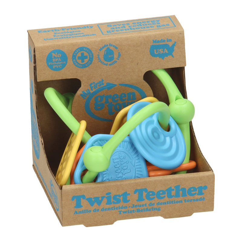 Load image into Gallery viewer, Green toys kronkel bijtring
