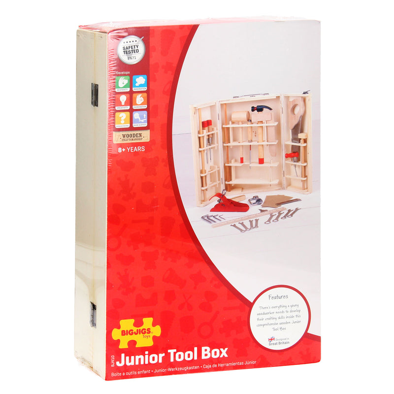 Afbeelding laden in galerijviewer, Bigjigs toys bigjigs gereedschapskist, 28dlg.
