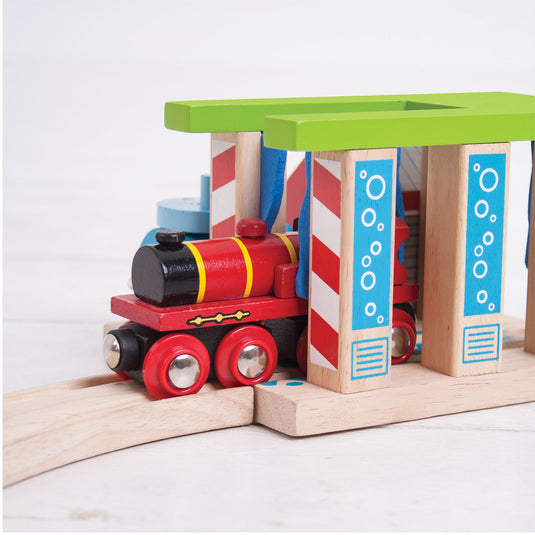 Bigjigs rails - wasstraat