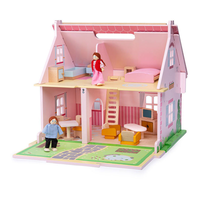 Load image into Gallery viewer, Bigjigs houten villa
