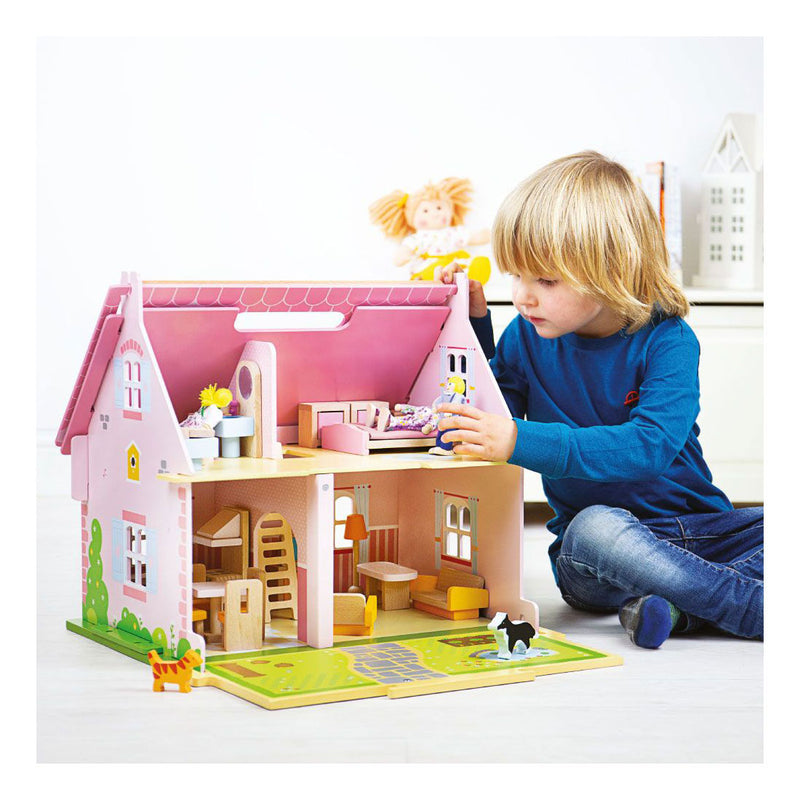 Load image into Gallery viewer, Bigjigs houten villa
