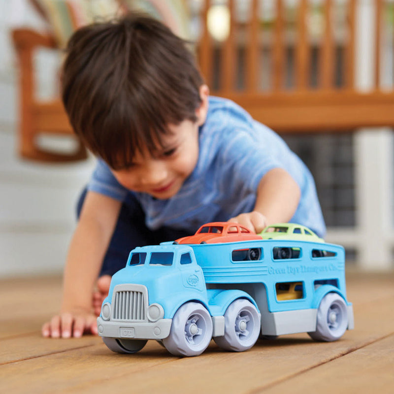 Load image into Gallery viewer, Green toys autotransporter
