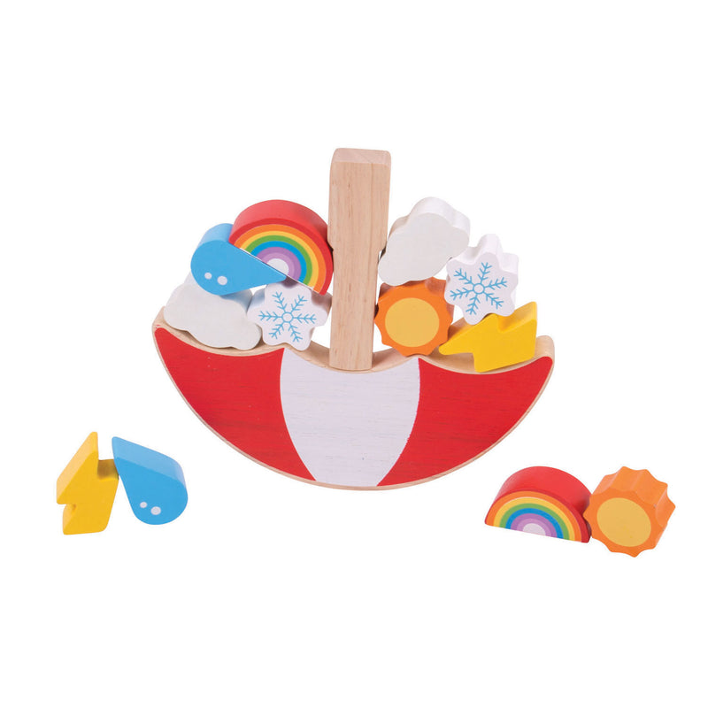 Load image into Gallery viewer, Bigjigs houten balansspel weer
