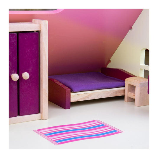 Bigjigs Houten Poppenhuis Meubels, 27dlg.