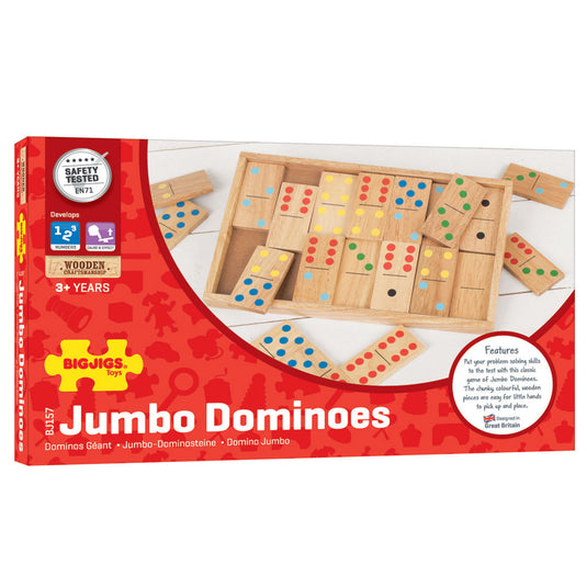 Bigjigs jumbo domino, 29dlg.