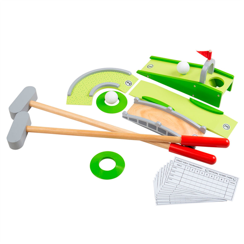 Load image into Gallery viewer, Bigjigs midgetgolf hout
