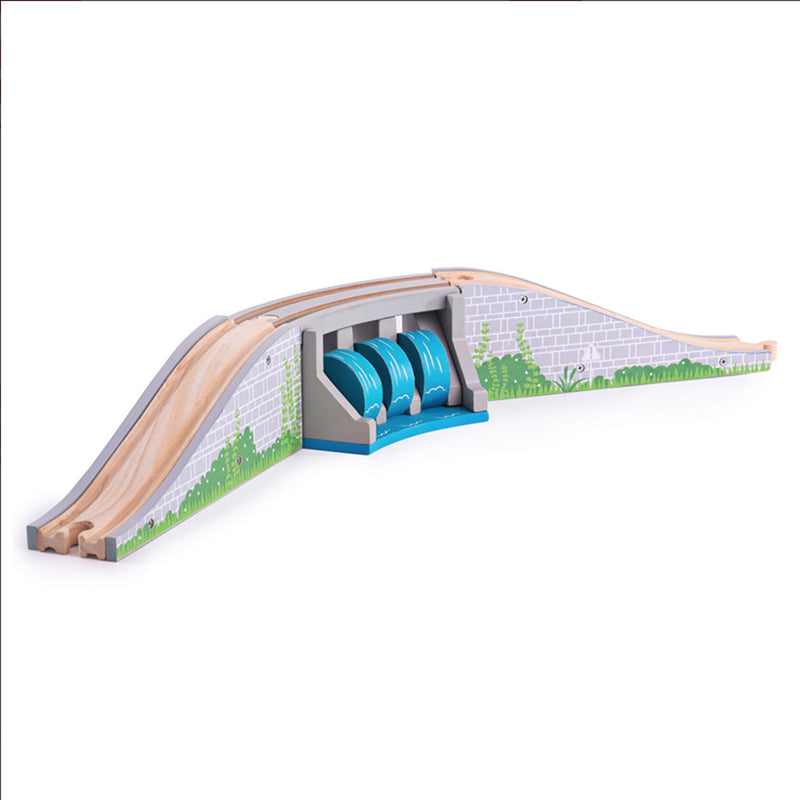 Load image into Gallery viewer, Bigjigs houten rails - brug met waterval
