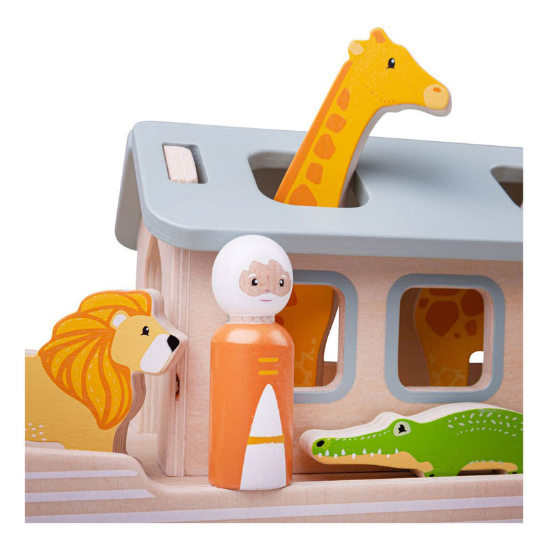 Load image into Gallery viewer, Bigjigs ark van noach, 100% fsc
