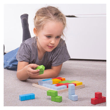 Bigjigs houten blokpuzzel patronen