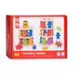 Bigjigs houten stapelspel teddyberen.