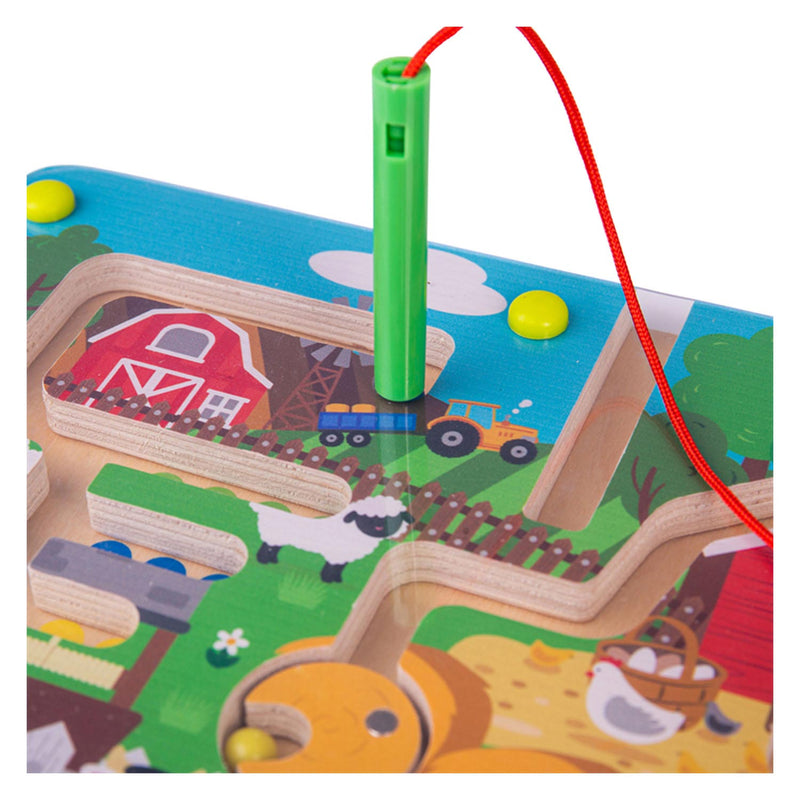 Load image into Gallery viewer, Bigjigs magnetische doolhof spel - boerderij
