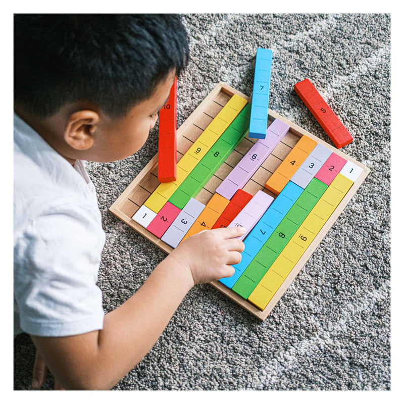 Load image into Gallery viewer, Bigjigs Houten Rekenspel Cijfers Verbinden
