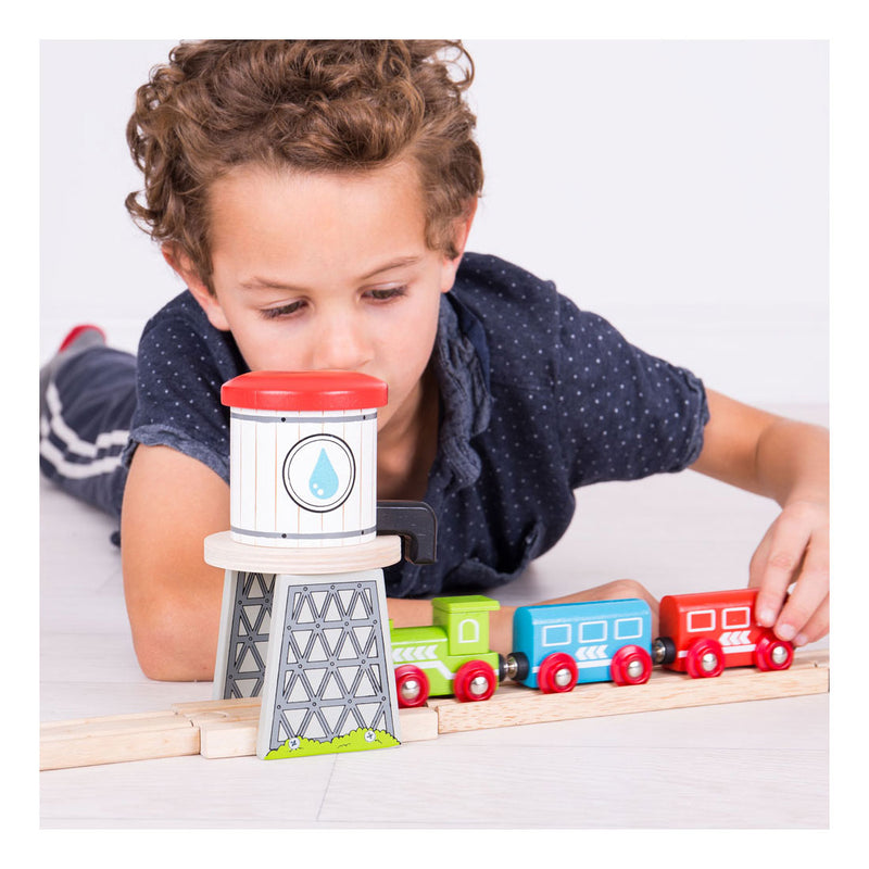 Load image into Gallery viewer, Bigjigs houten rails watertoren
