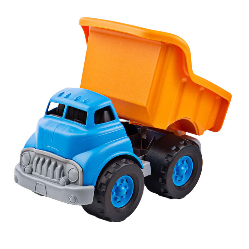 Load image into Gallery viewer, Green toys kiepvrachtwagen blauw oranje
