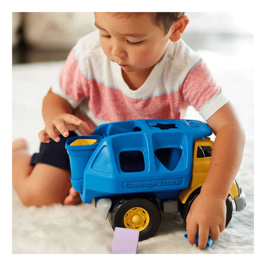 Green toys vormen vuilniswagen