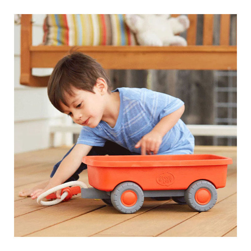Afbeelding laden in galerijviewer, Green toys orange wagon
