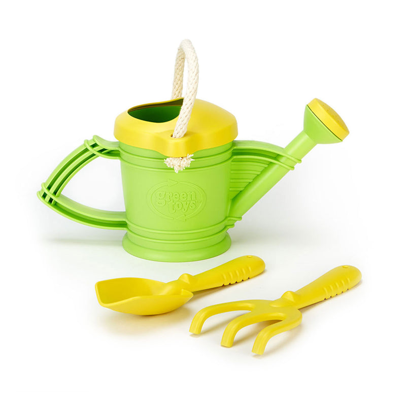 Load image into Gallery viewer, Green toys gieter met tuingereedschap
