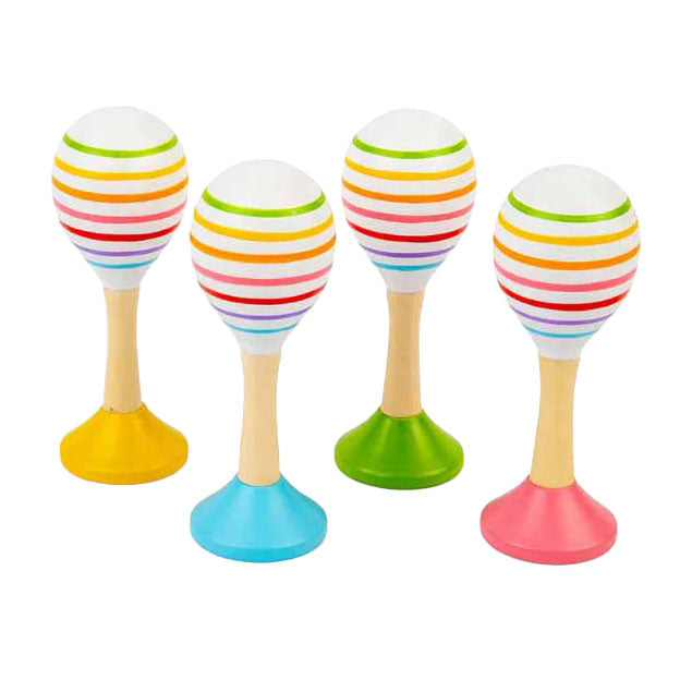 Load image into Gallery viewer, Bigjigs houten junior maraca, 2st.
