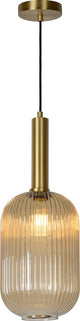 Lucide maloto - hanglamp - ø 20 cm - 1xe27 - amber
