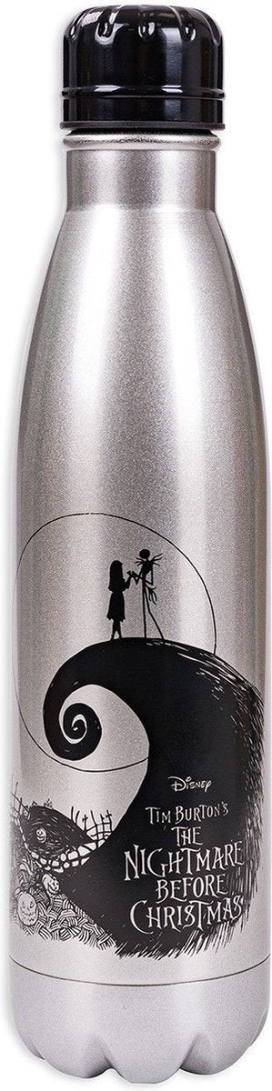 Nightmare before christmas (silhouette) metal drinks bottle